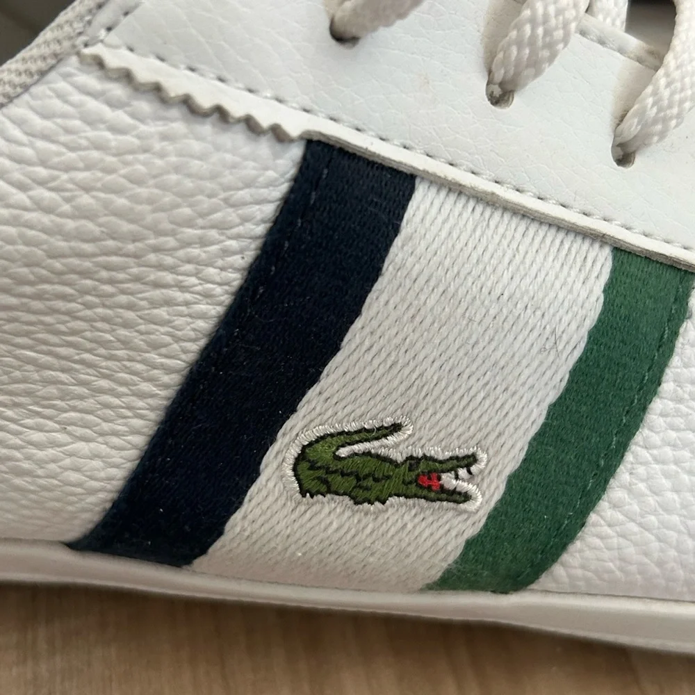 Lacoste Men’s Lerond Sneakers White Size 12
